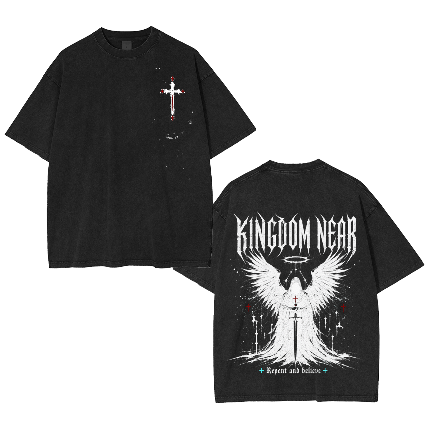 Kingdom Near Dark Angel Vintage Washed T-Shirt/Crewneck/Hoodie