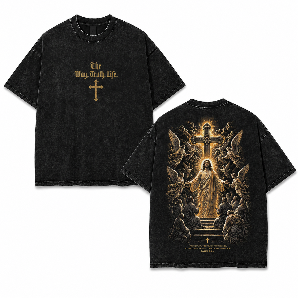 The Way, The Truth, The Life Washed T-Shirt/Crewneck/Hoodie