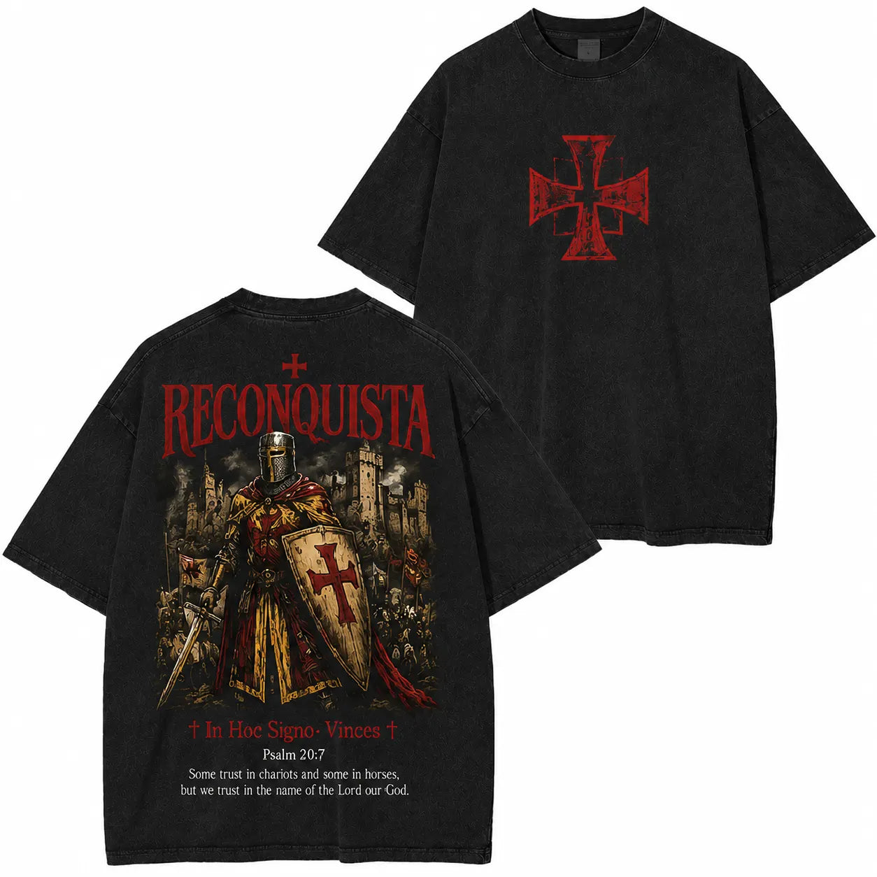 Reconquista Knight Vintage Washed T-Shirt/Crewneck/Hoodie