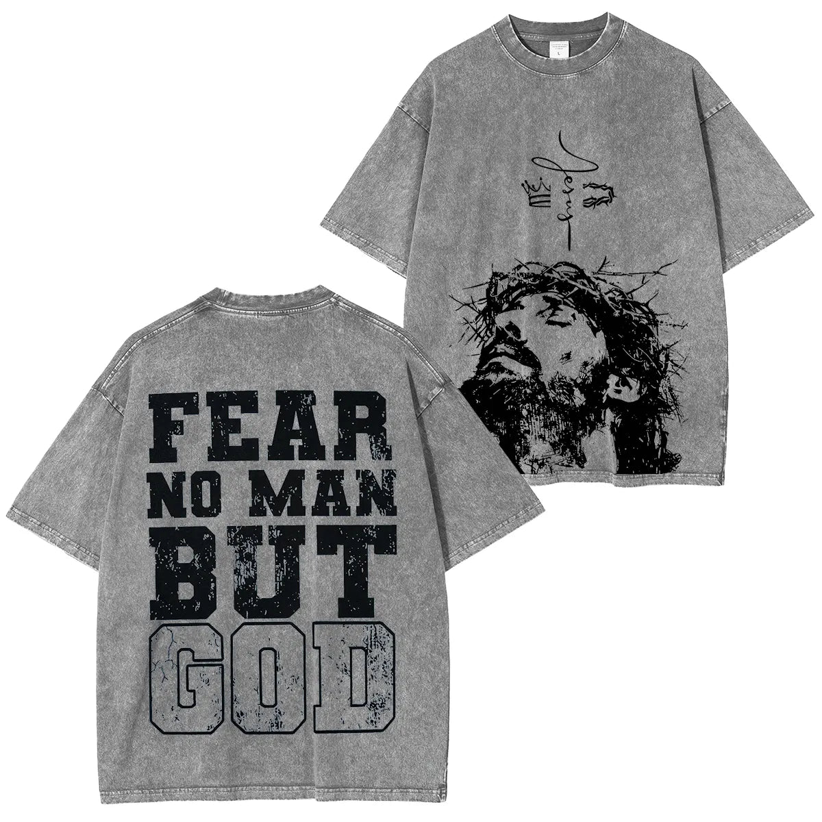 Jesussaves :Trusting Jesus in every season Washed Unisex T-Shirt