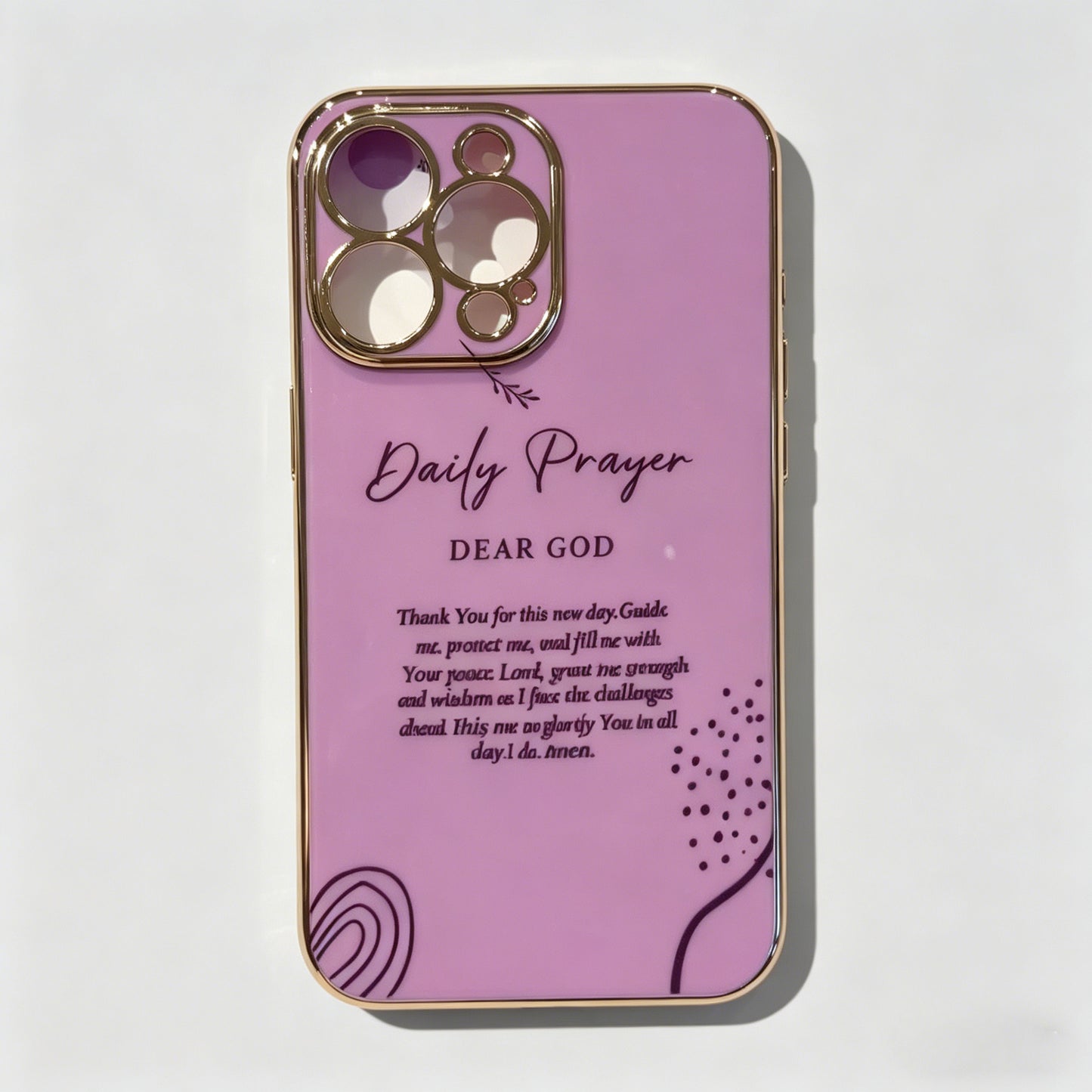 Daily Christian Prayer Quotes & Faith Inspiration Phone Case
