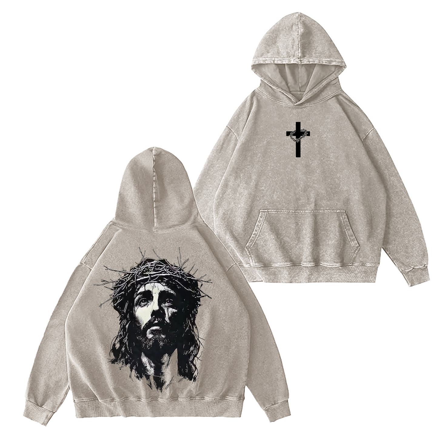 Crown Of Thorns Vintage Washed T-shirt/Crewneck/Hoodie