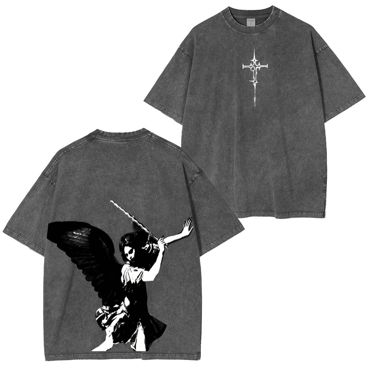 Archangel Saint Michael Vintage Washed Unisex T-Shirt