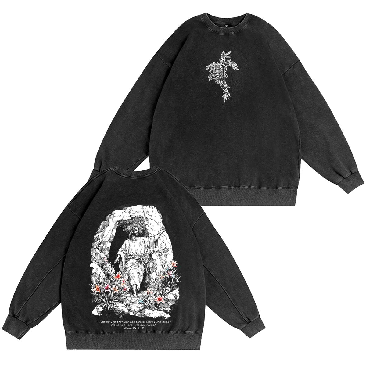 Jesus Lives Washed T-shirt/Crewneck/Hoodie