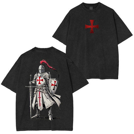 Under the Cross – Knight of Faith Washed T-shirt/Crewneck/Hoodie