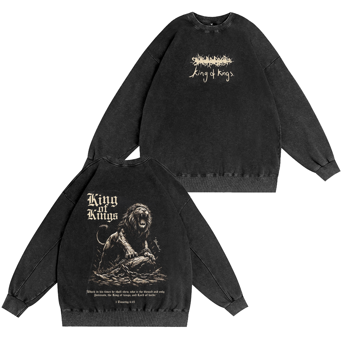 King of Kings Washed T-shirt/Crewneck/Hoodie