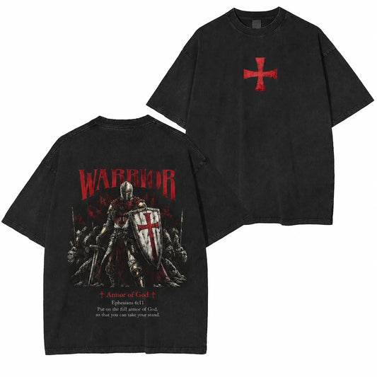 Armor of God Warrior Vintage Washed T-Shirt/Crewneck/Hoodie