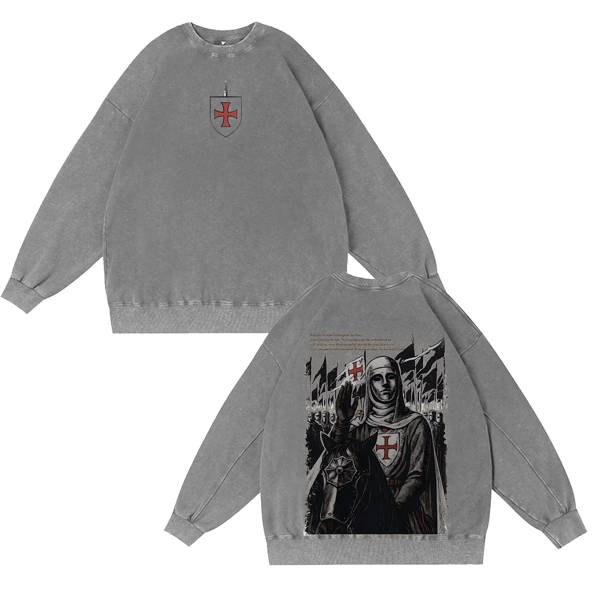 Crowned by Faith Vintage Washed T-shirt/Crewneck/Hoodie