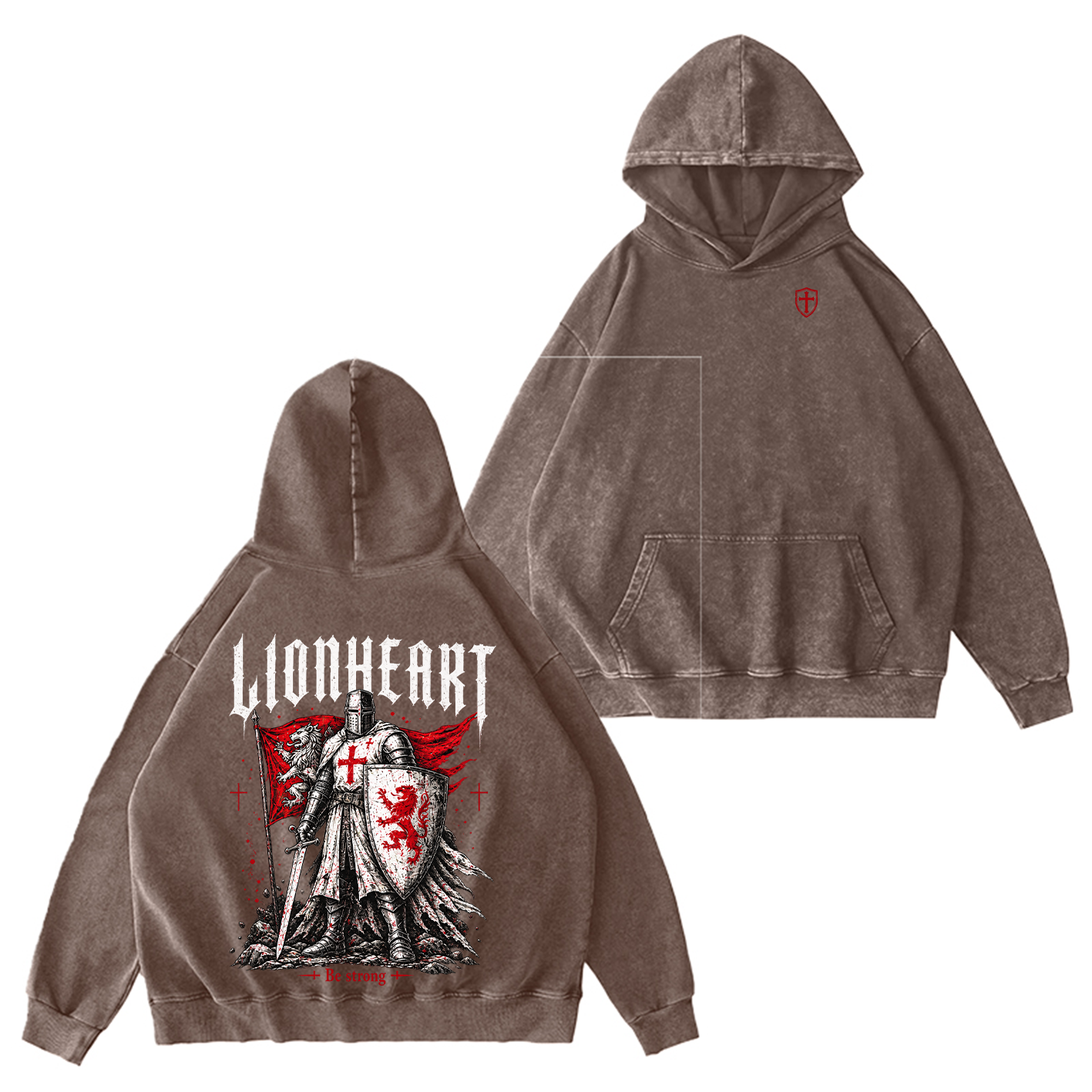Lionheart Be Strong Vintage Washed T-Shirt/Crewneck/Hoodie