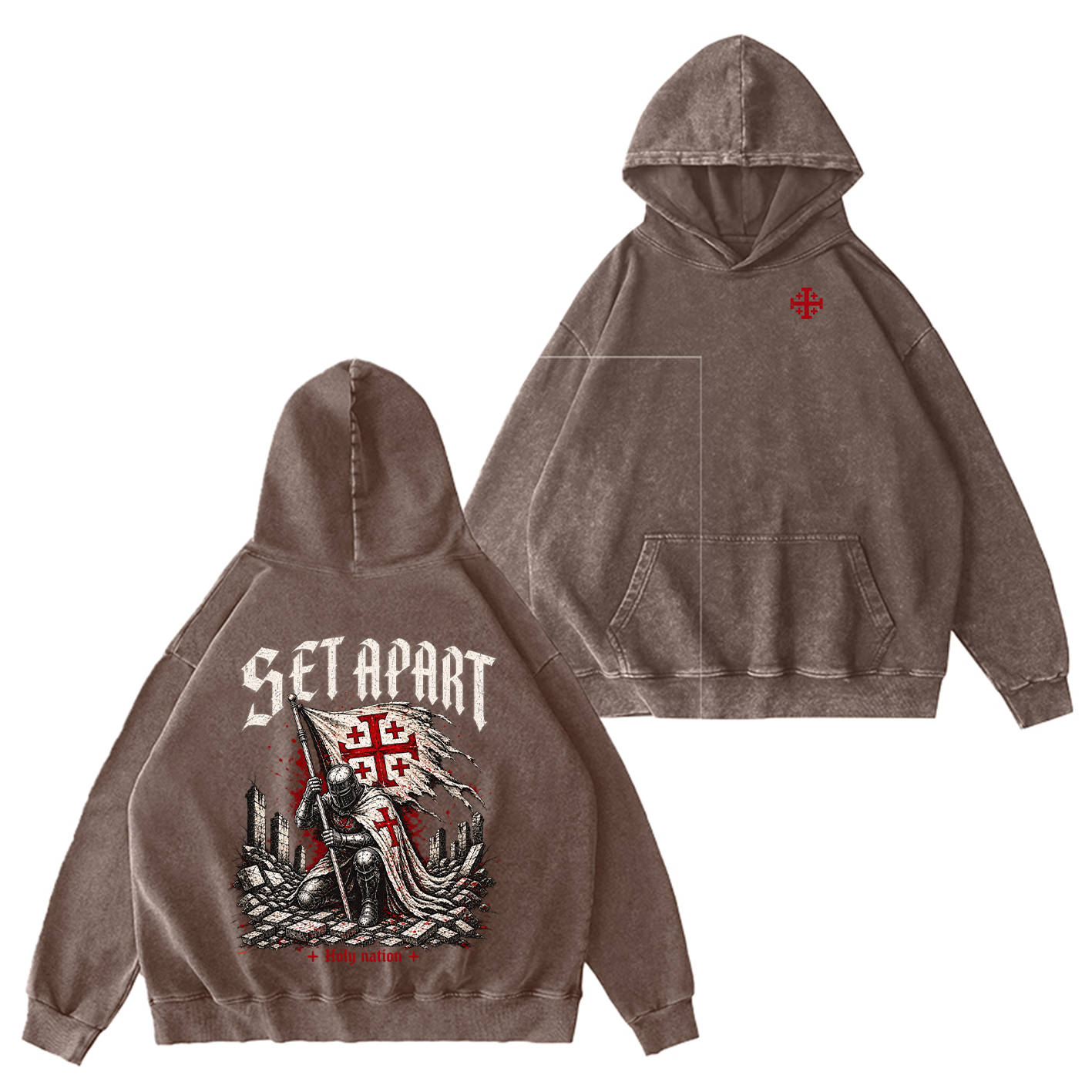 Set Apart Holy Nation Vintage Washed T-Shirt/Crewneck/Hoodie