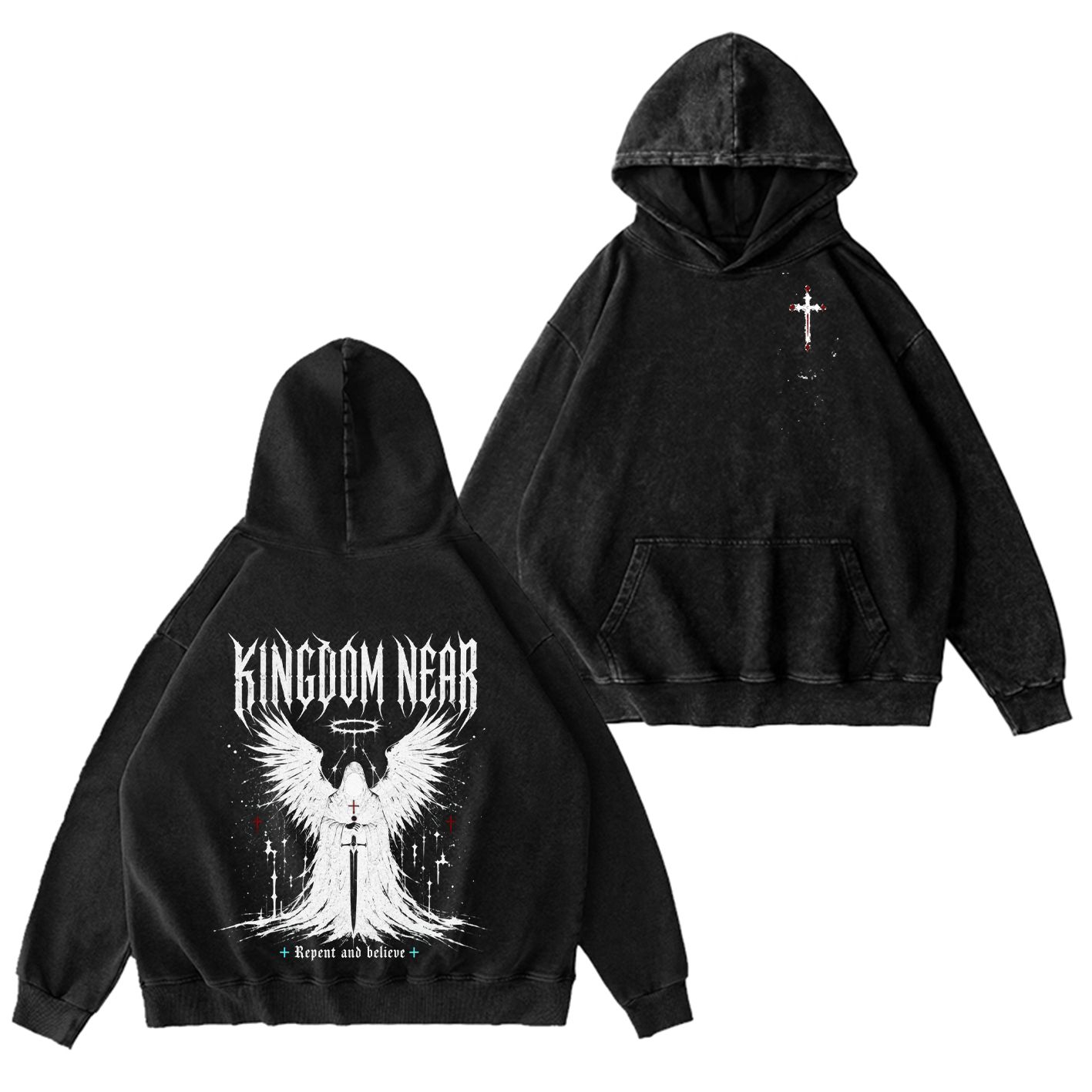 Kingdom Near Dark Angel Vintage Washed T-Shirt/Crewneck/Hoodie
