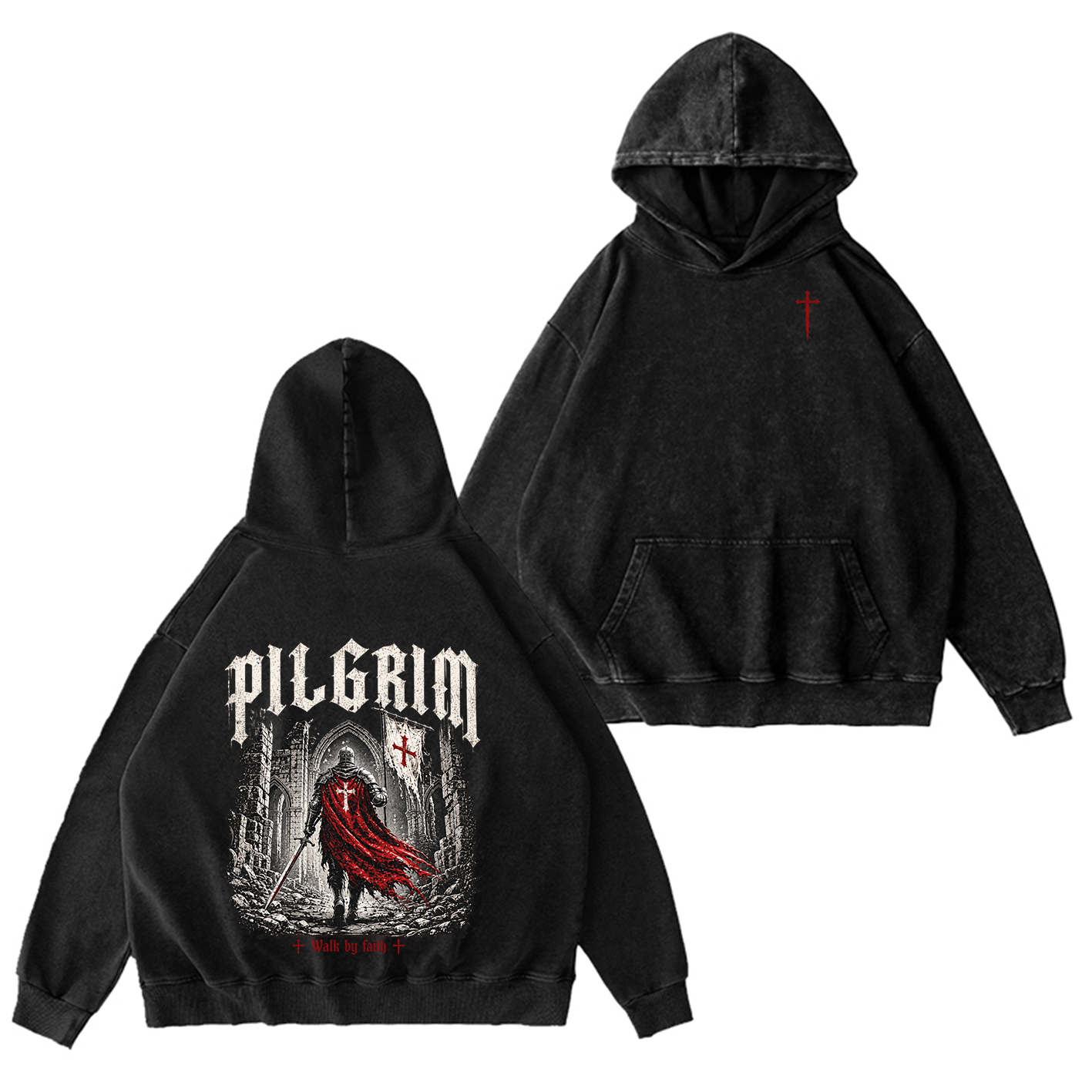 Pilgrim Walk by Faith Vintage Washed T-Shirt/Crewneck/Hoodie