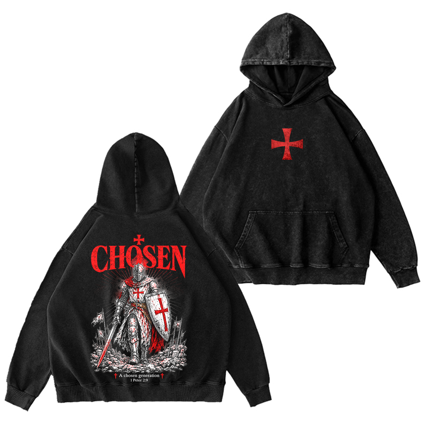 Chosen Generation Knight Washed T-Shirt/Crewneck/Hoodie