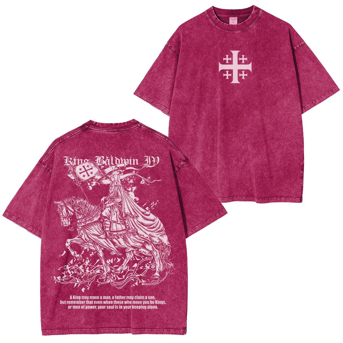 Kingbaldwin : won by the power of God Washed Unisex T-Shirt