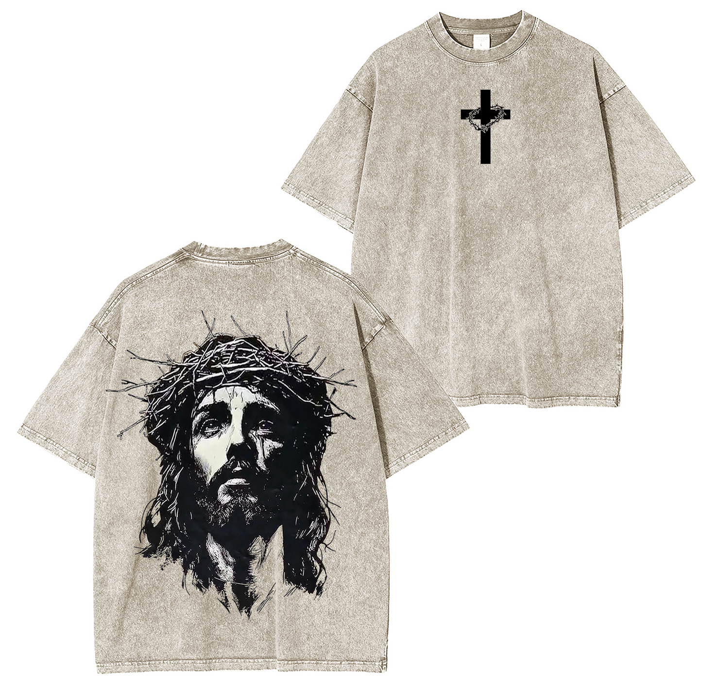 Crown Of Thorns Vintage Washed T-shirt/Crewneck/Hoodie