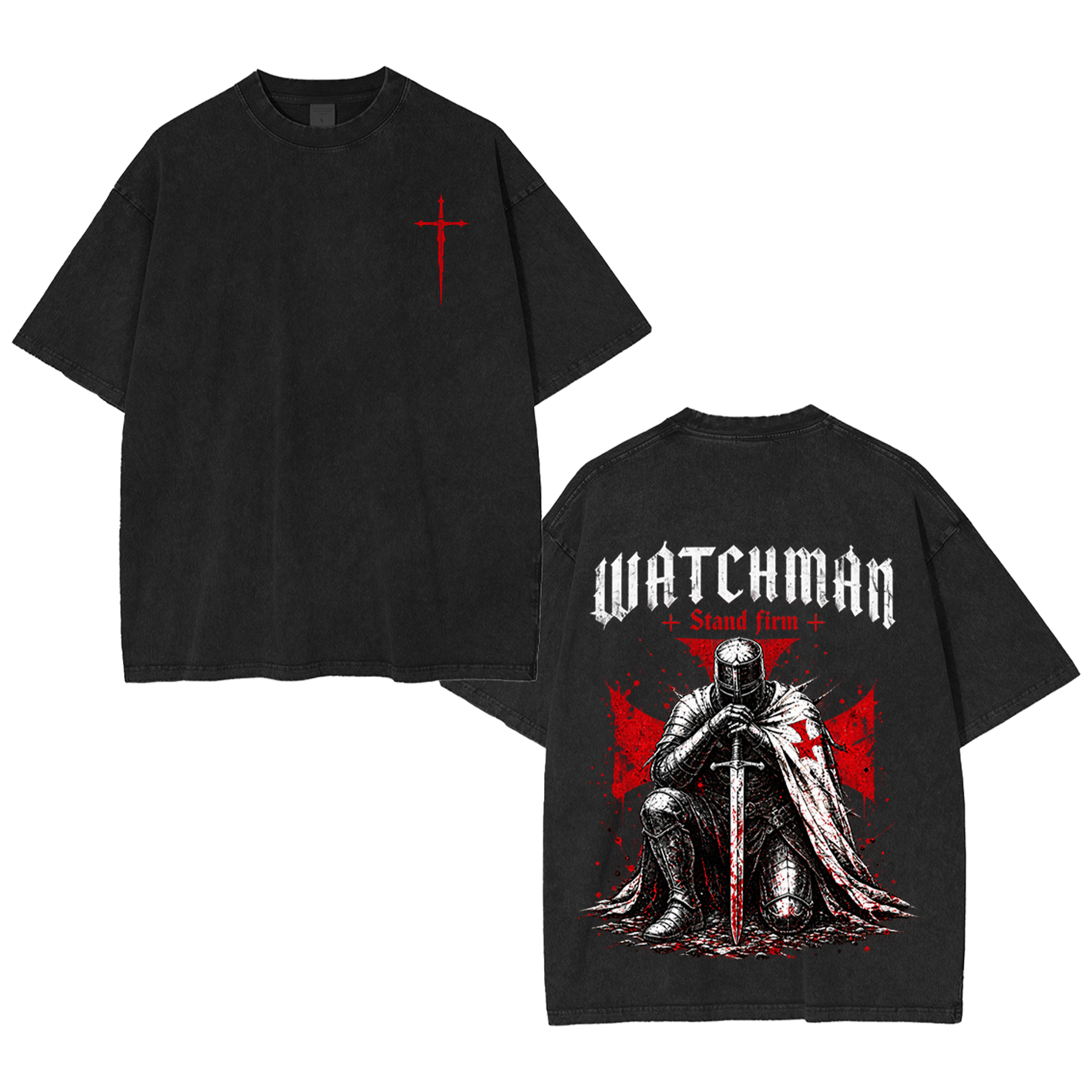 Watchman Stand Firm Vintage Washed T-Shirt/Crewneck/Hoodie