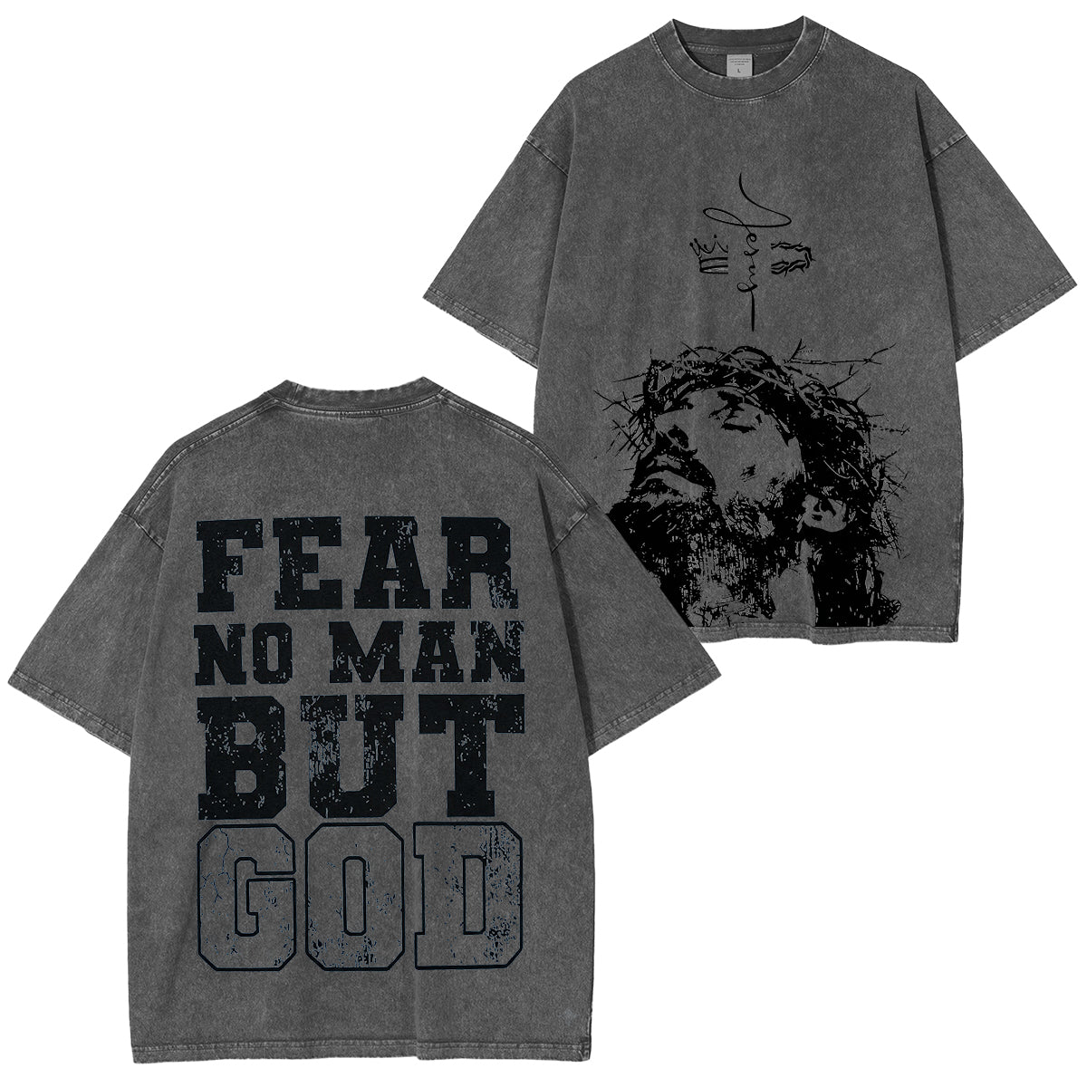 Jesussaves :Trusting Jesus in every season Washed Unisex T-Shirt