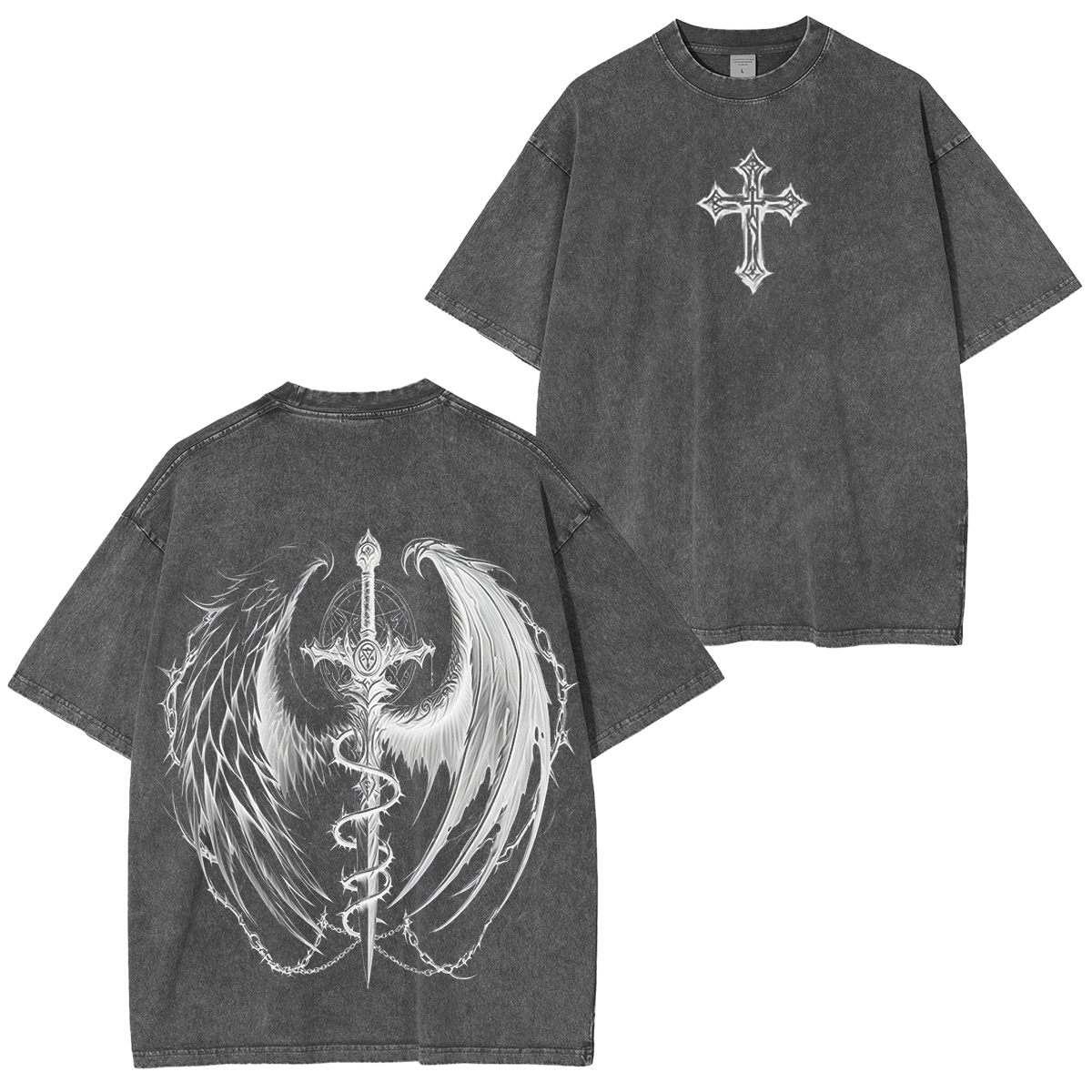 Spiritual Warfare Washed Unisex T-Shirt