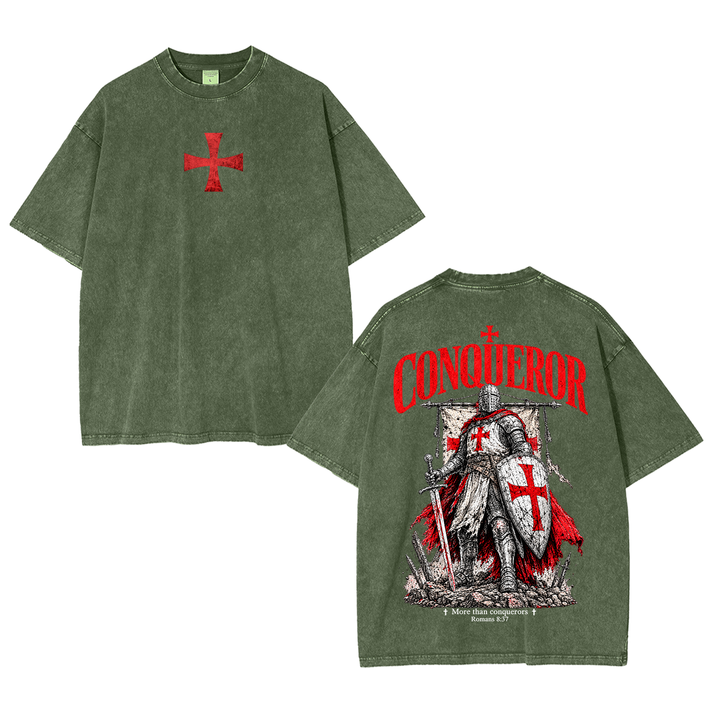More Than Conquerors Washed T-Shirt/Crewneck/Hoodie