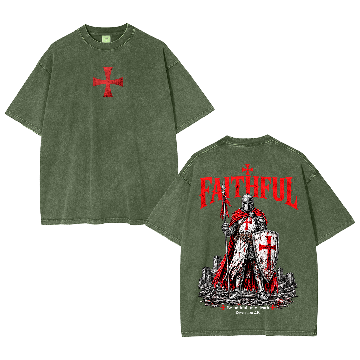 Faithful Unto Death Washed T-Shirt/Crewneck/Hoodie