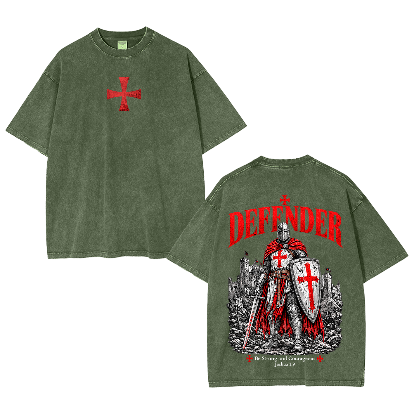 Defender of Faith Washed T-Shirt/Crewneck/Hoodie
