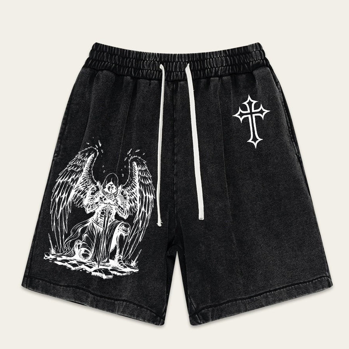Angel Knight Washed Shorts