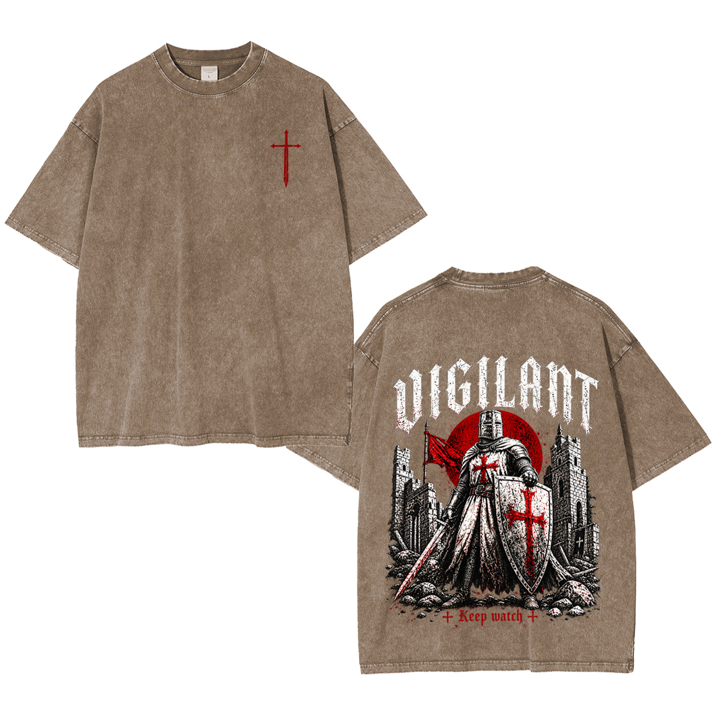 Vigilant Keep Watch Vintage Washed T-Shirt/Crewneck/Hoodie