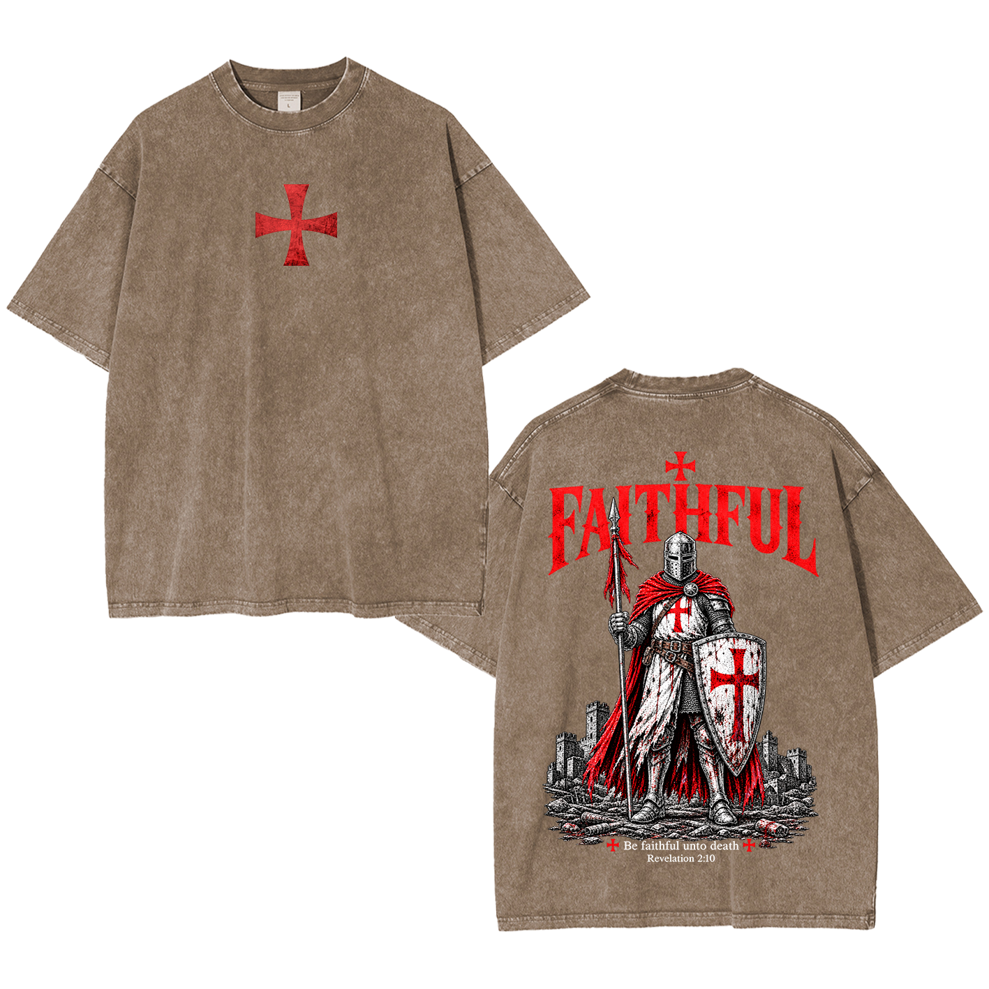 Faithful Unto Death Washed T-Shirt/Crewneck/Hoodie