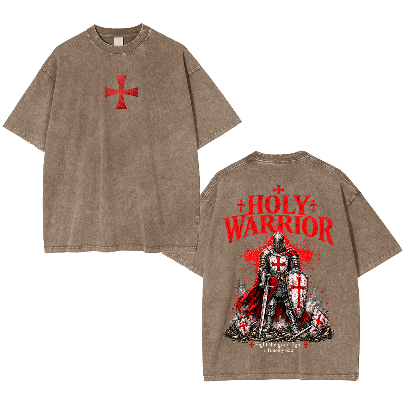 Holy Warrior Washed T-Shirt/Crewneck/Hoodie