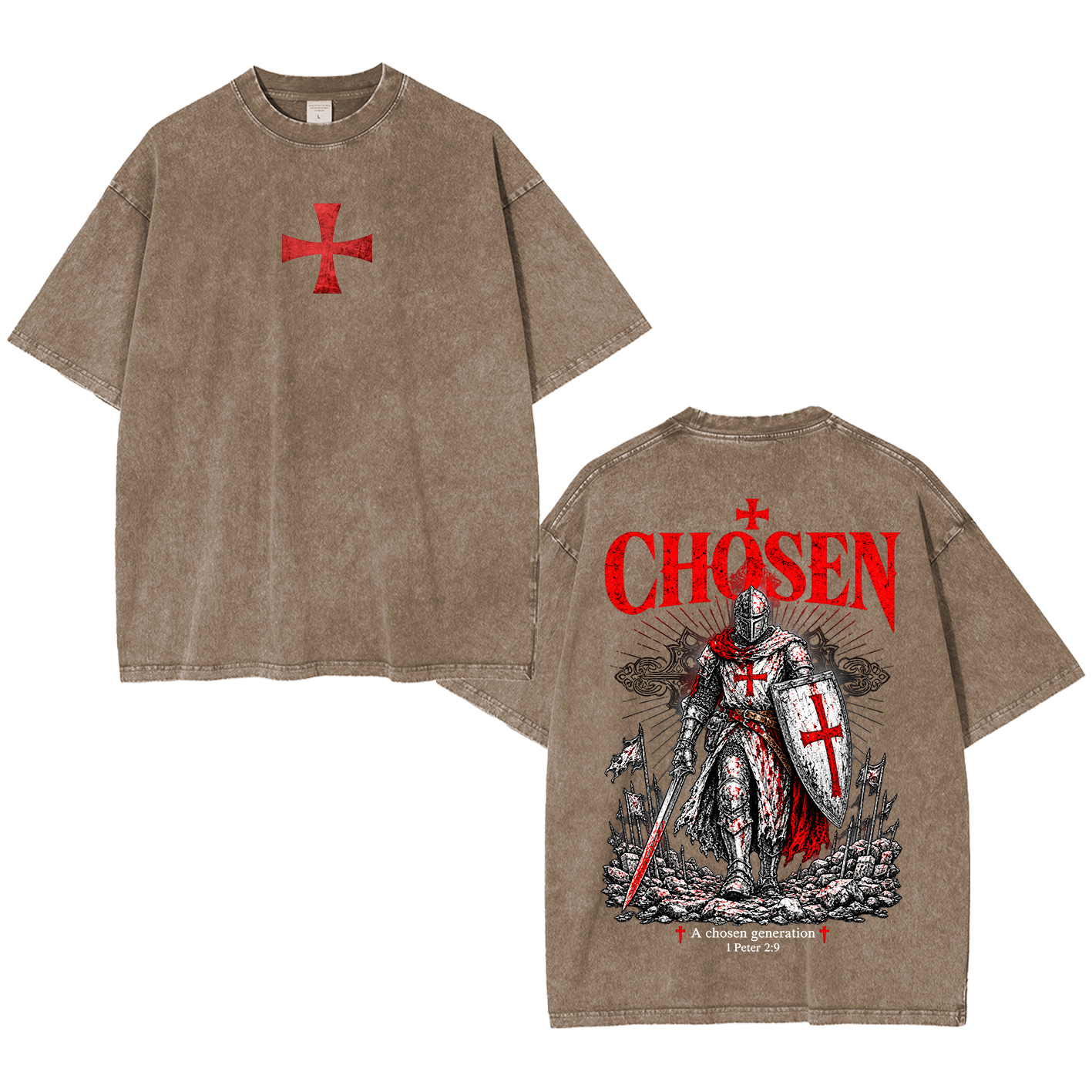 Chosen Generation Knight Washed T-Shirt/Crewneck/Hoodie