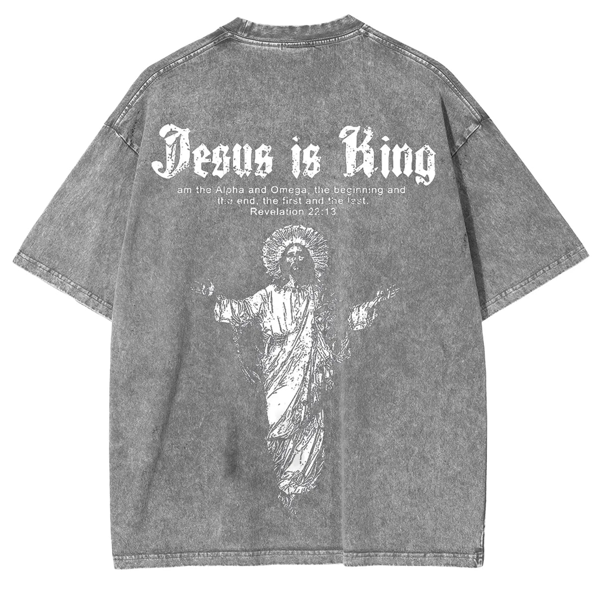 Jesus Is King Vintage Washed Unisex T-Shirt