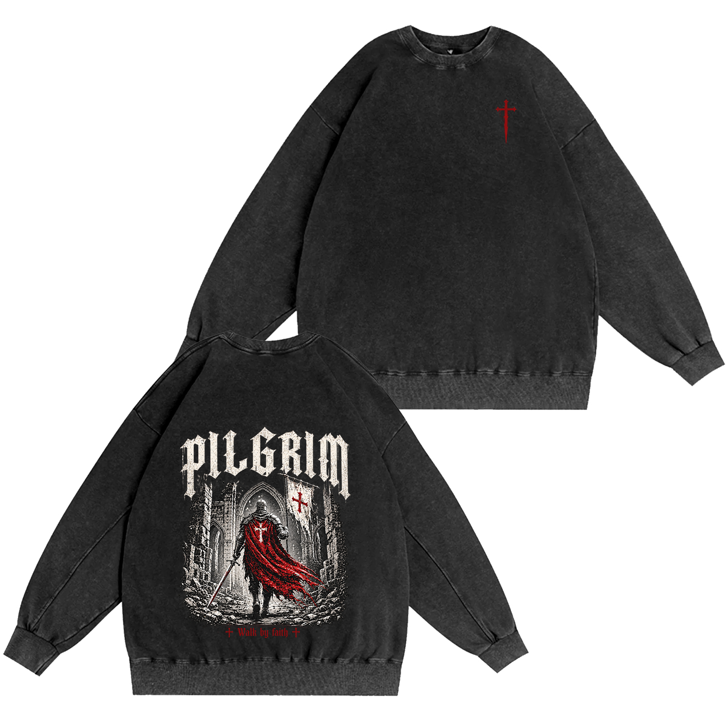 Pilgrim Walk by Faith Vintage Washed T-Shirt/Crewneck/Hoodie