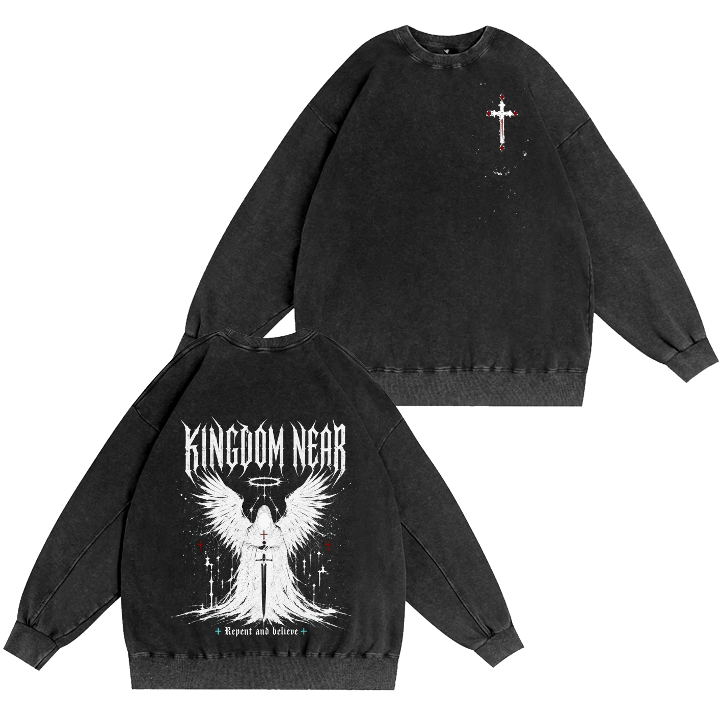 Kingdom Near Dark Angel Vintage Washed T-Shirt/Crewneck/Hoodie