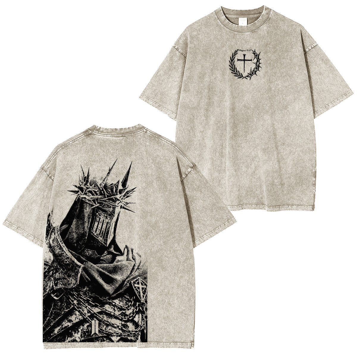 Black Knight Washed Unisex T-Shirt