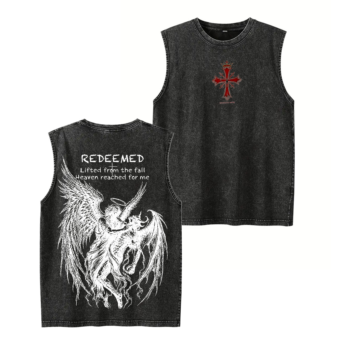 Redeemed Angel Vintage Washed Tank Top
