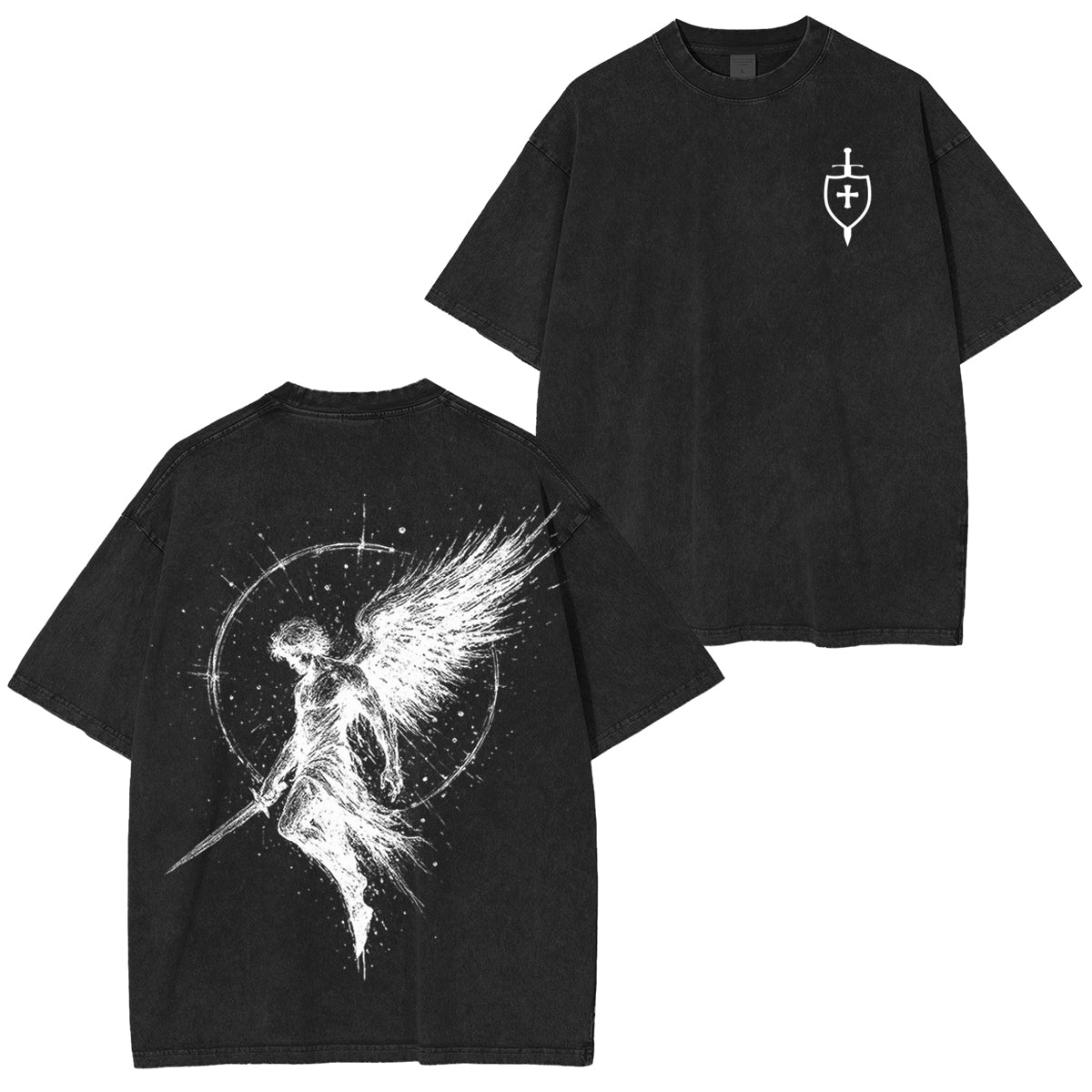 Fallen but Faithful Unisex Washed T-Shirt
