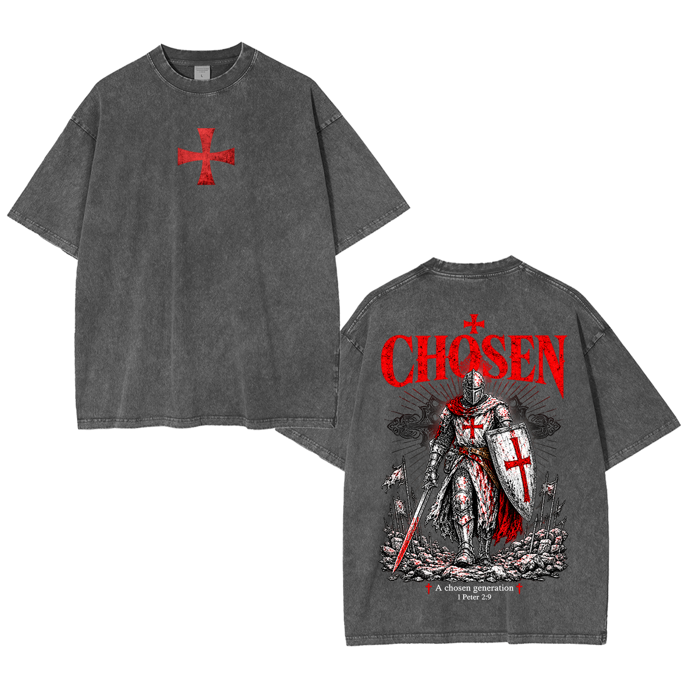 Chosen Generation Knight Washed T-Shirt/Crewneck/Hoodie