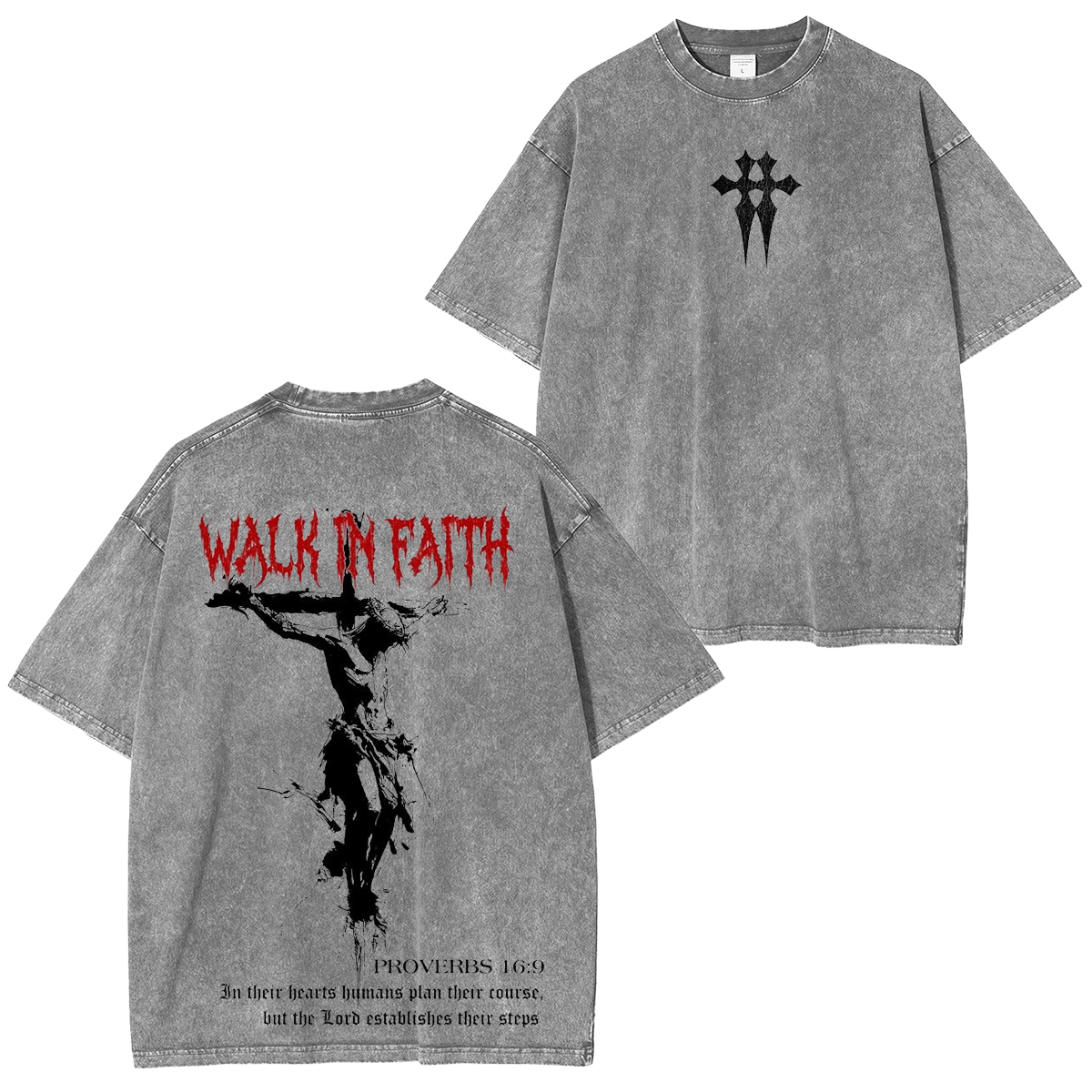 WalkIn Faith Washed T-shirt/Crewneck/Hoodie