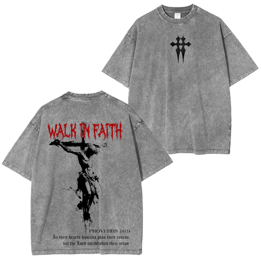 WalkIn Faith Washed T-shirt/Crewneck/Hoodie