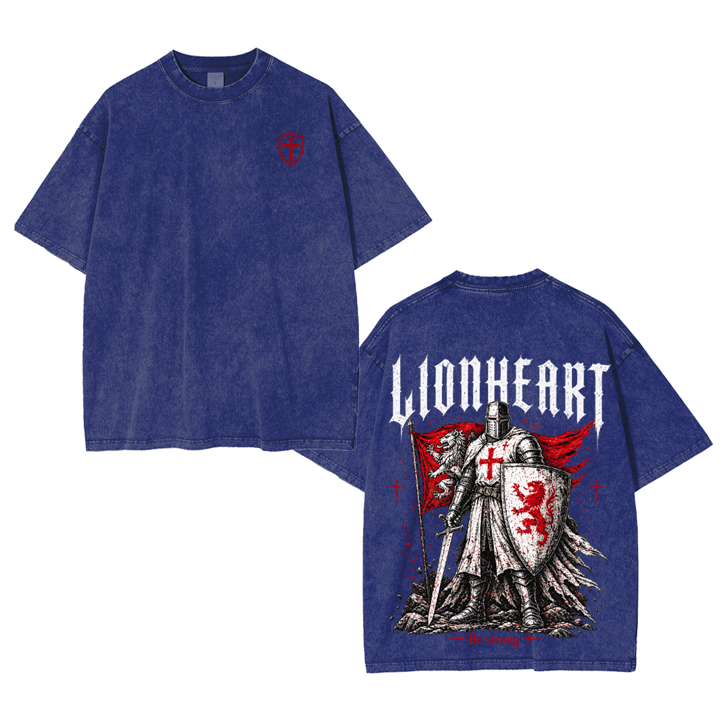 Lionheart Be Strong Vintage Washed T-Shirt/Crewneck/Hoodie