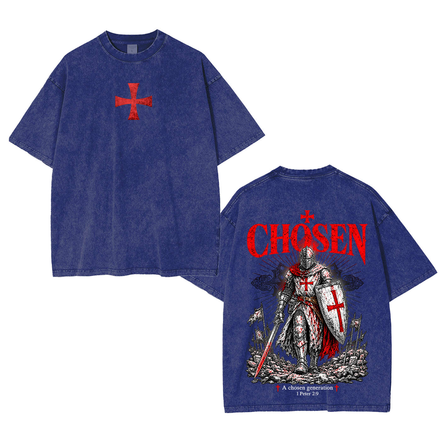Chosen Generation Knight Washed T-Shirt/Crewneck/Hoodie