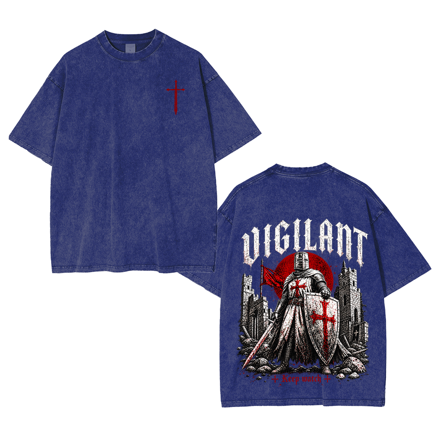 Vigilant Keep Watch Vintage Washed T-Shirt/Crewneck/Hoodie