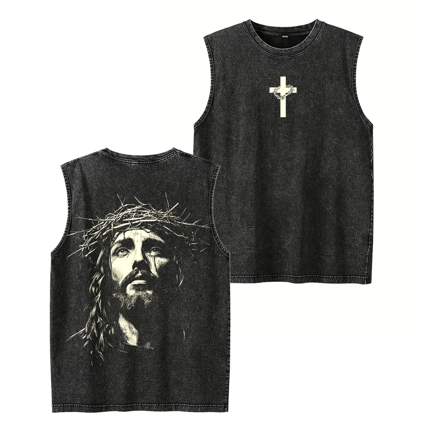 Crown Of Thorns Vintage Washed T-shirt/Crewneck/Hoodie