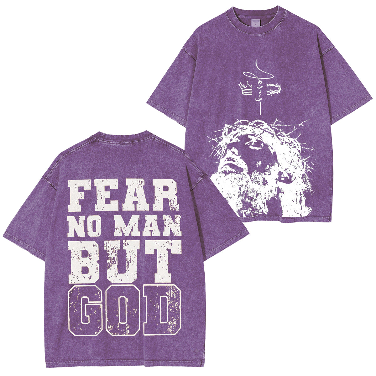 Jesussaves :Trusting Jesus in every season Washed Unisex T-Shirt
