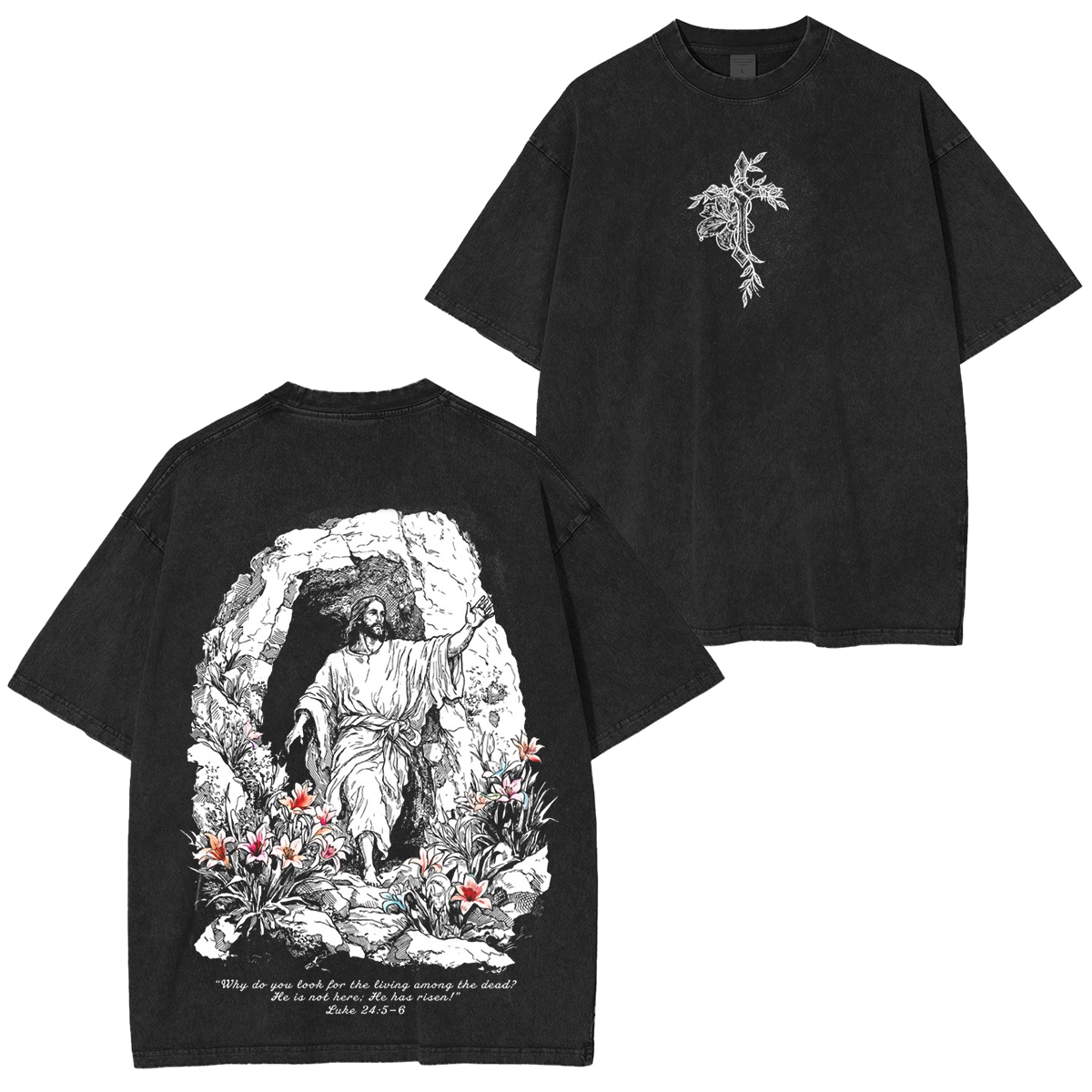 Jesus Lives Washed T-shirt/Crewneck/Hoodie