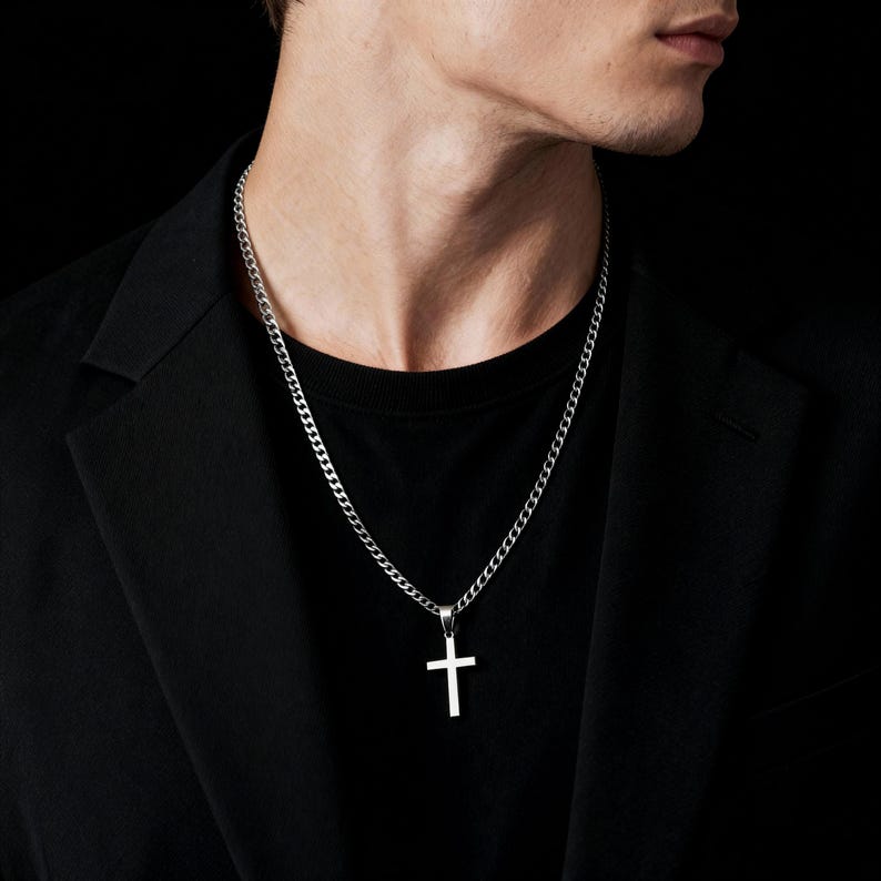 Stainless Steel Cross Necklace