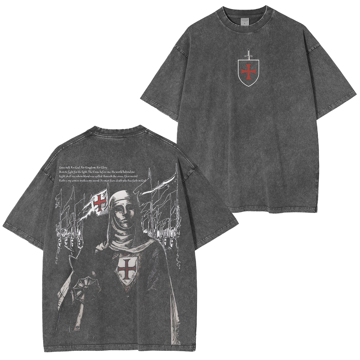 Crowned by Faith Vintage Washed T-shirt/Crewneck/Hoodie
