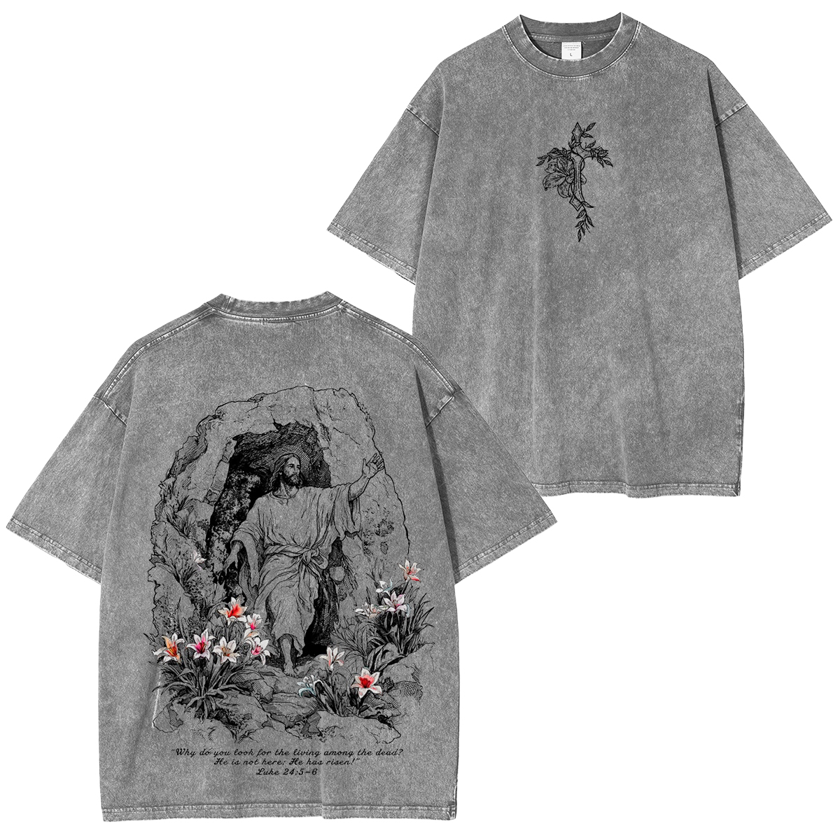 Jesus Lives Washed T-shirt/Crewneck/Hoodie