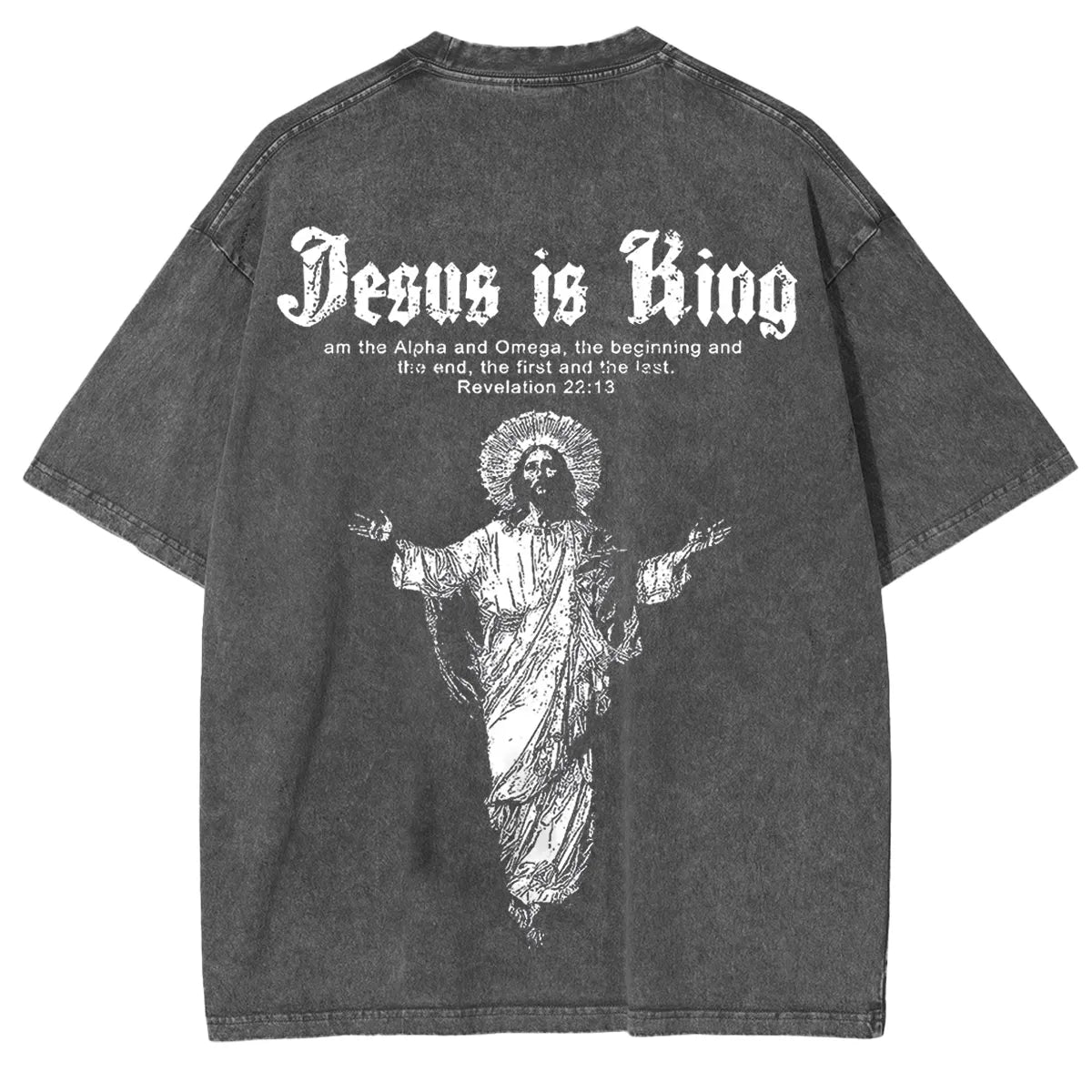 Jesus Is King Vintage Washed Unisex T-Shirt