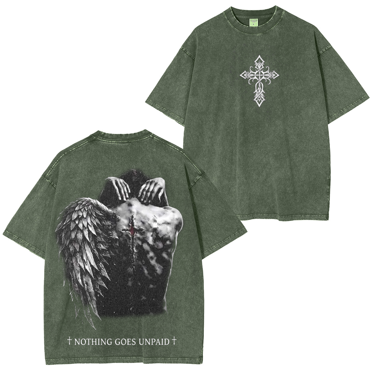 Wounded Wing Vintage Washed Unisex T-Shirt